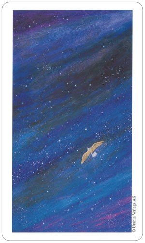 Vision Quest Tarot card illuminating the deck's rich colour palette — Eternal Spirit