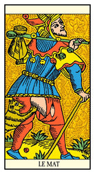 Golden Tarot of Marseille card showcasing the deck's evocative imagery — Eternal Spirit