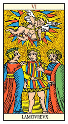 Golden Tarot of Marseille card celebrating the deck's unique visual language — Eternal Spirit