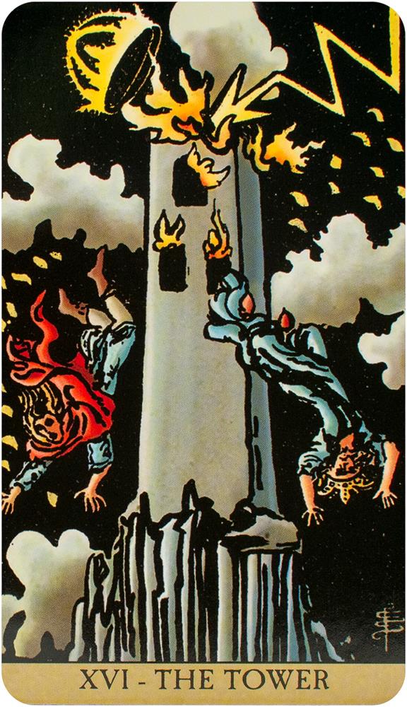 Radiant Wise Spirit Tarot card presenting the deck's visionary illustrations — Eternal Spirit
