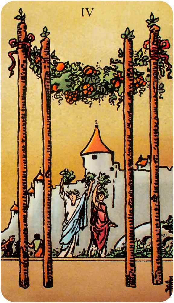 Radiant Wise Spirit Tarot card showing the deck's detailed artistic vision — Eternal Spirit