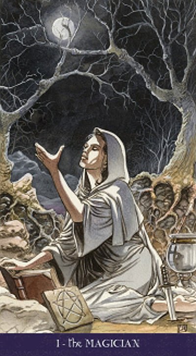 Pagan Tarot card offering a glimpse of the deck's sacred imagery — Eternal Spirit