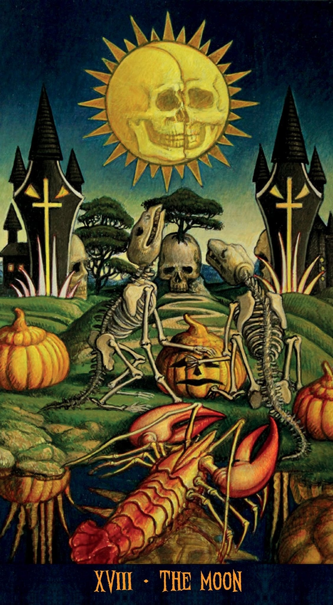 Jack O Lantern Tarot card revealing the deck's deeply layered symbolism — Eternal Spirit