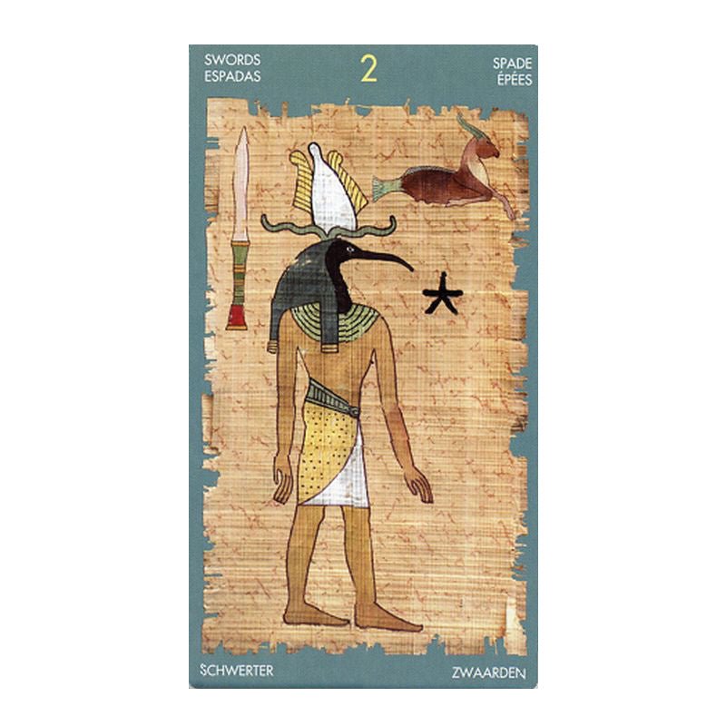 Cleopatra Tarot card celebrating the deck's unique visual language — Eternal Spirit