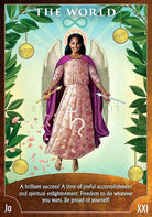 Angel Wisdom Tarot card presenting the deck's visionary illustrations — Eternal Spirit