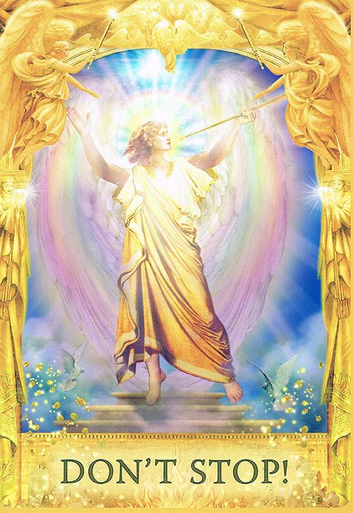 Angel Answers Oracle card celebrating the deck's unique visual language — Eternal Spirit