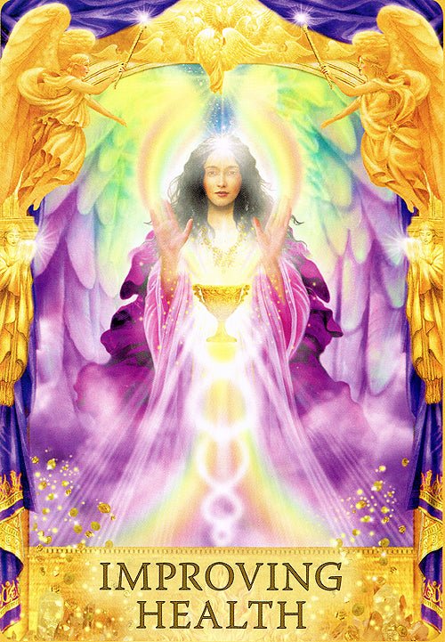 Angel Answers Oracle card displaying the deck's hand-painted illustrations — Eternal Spirit