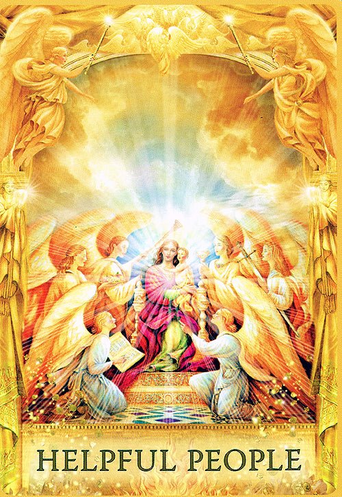 Angel Answers Oracle card unveiling the deck's spiritual symbolism — Eternal Spirit