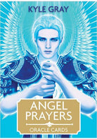 Angel Prayers Oracle box with angelic figure in ice-blue tones by Kyle Gray — Eternal Spirit