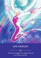 Angel Prayers Oracle card presenting the deck's visionary illustrations — Eternal Spirit