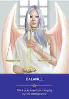 Angel Prayers Oracle card exploring the deck's contemplative imagery — Eternal Spirit