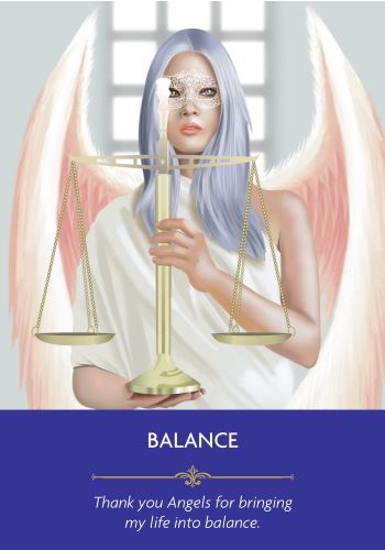 Angel Prayers Oracle card exploring the deck's contemplative imagery — Eternal Spirit