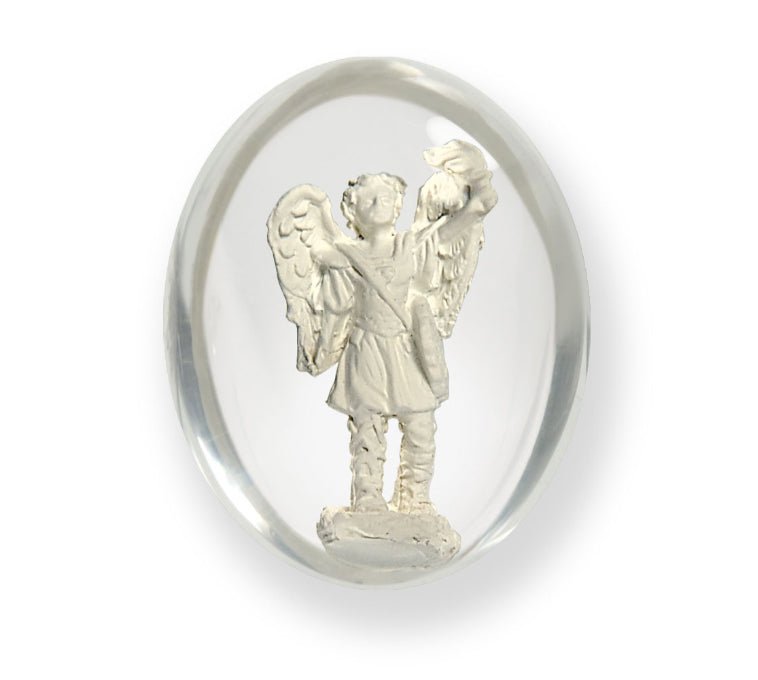 Archangel Stone "Uriel" charm, detailed front view — Eternal Spirit