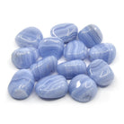 collection of polished Agate (Blue Lace) tumble stones — Eternal Spirit