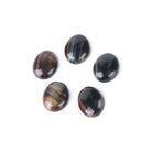 mossy green Unakite polished cabochon — Eternal Spirit
