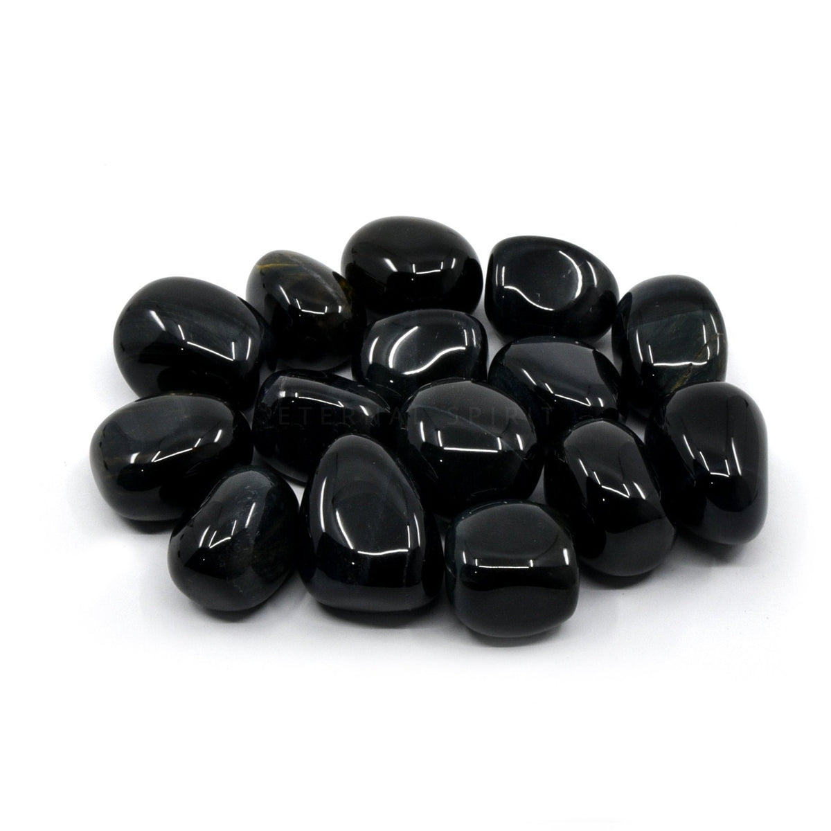 collection of polished Tiger Eye (Blue) tumble stones — Eternal Spirit