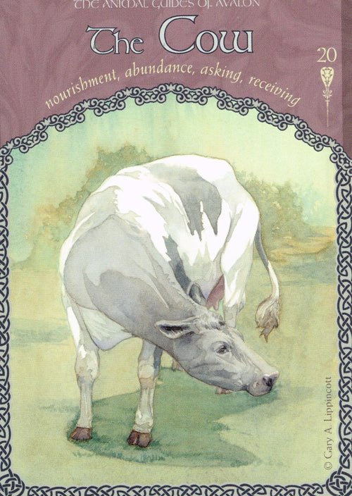 Wisdom of Avalon Oracle card sharing the deck's luminous illustration style — Eternal Spirit