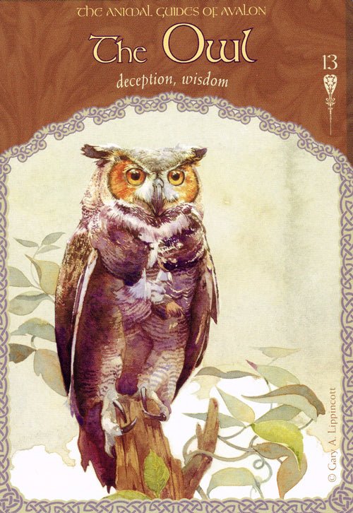 Wisdom of Avalon Oracle card exhibiting the deck's transformative card art — Eternal Spirit