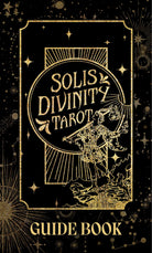 Solis Divinity Tarot (Black & Gold Edition) card portraying the deck's otherworldly aesthetic — Eternal Spirit