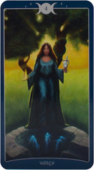 The Book of Shadows Tarot card revealing the deck's mystical artwork — Eternal Spirit