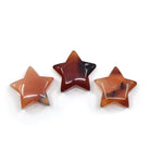 earthy red Jasper hand-polished star carving — Eternal Spirit