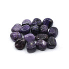 collection of polished Charoite tumble stones — Eternal Spirit