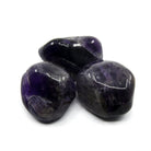 collection of extra-large polished Amethyst (Chevron) tumble stones — Eternal Spirit