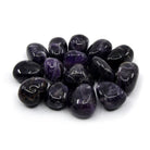collection of polished Amethyst (Chevron) tumble stones — Eternal Spirit