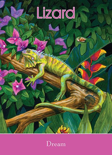 Children's Spirit Animal Cards card presenting the deck's visionary illustrations — Eternal Spirit