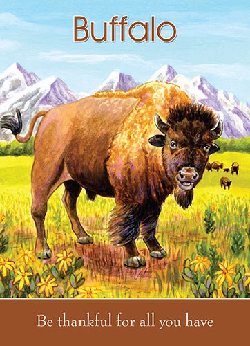 Children's Spirit Animal Cards card showing the deck's detailed artistic vision — Eternal Spirit