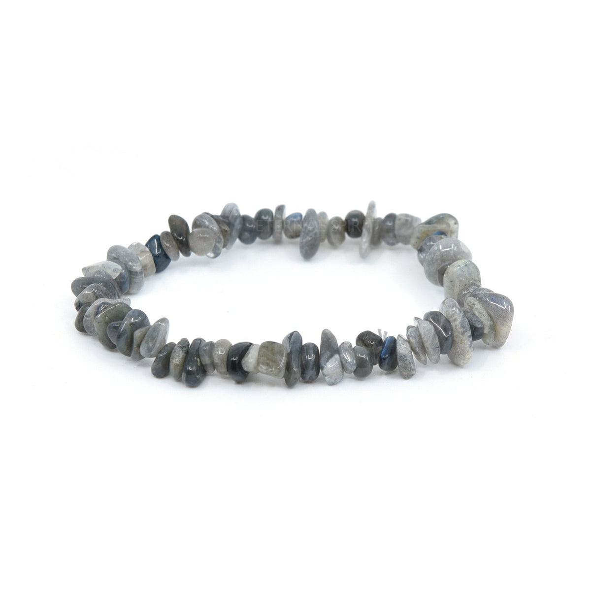 natural Labradorite crystal chip bracelet with raw stone texture — Eternal Spirit