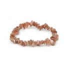 natural Sunstone crystal chip bracelet with raw stone texture — Eternal Spirit