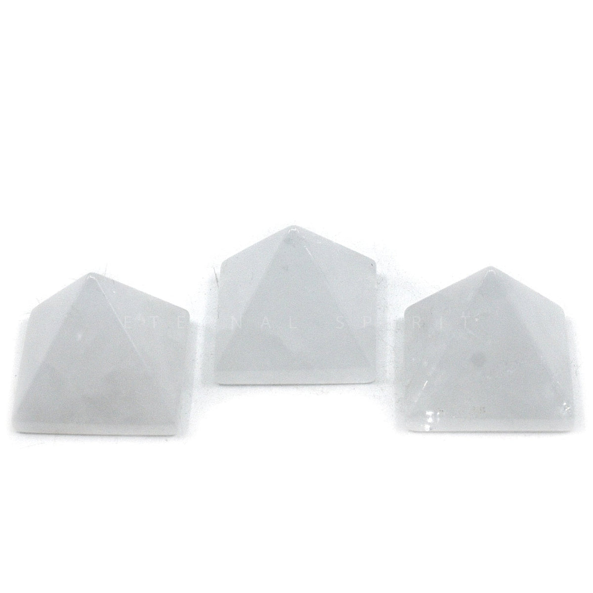 gentle pink Rose Quartz 30mm pyramid — Eternal Spirit
