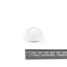 Crystalline Clear Quartz (Clear) crystal sphere stand, hand-carved — Eternal Spirit