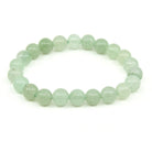 polished Aventurine (Green) 8mm round bead bracelet on white background — Eternal Spirit