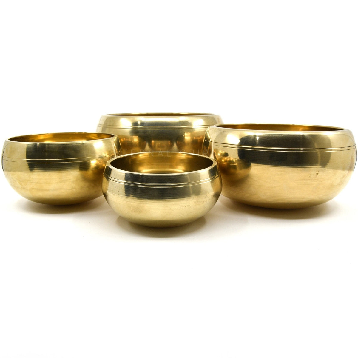 9.5cm Gold Shiny Rim DA31C singing bowl, a vessel for Third Eye chakra healing — Eternal Spirit