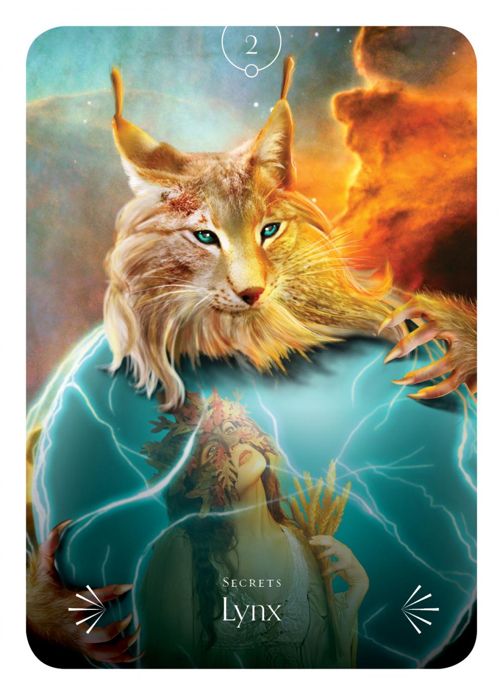 Divine Animals Oracle card celebrating the deck's unique visual language — Eternal Spirit