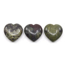 deep forest Dragon's Blood Jasper 30mm heart — Eternal Spirit