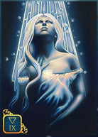 Dreams of Gaia Tarot (Pocket Edition) card exploring the deck's contemplative imagery — Eternal Spirit