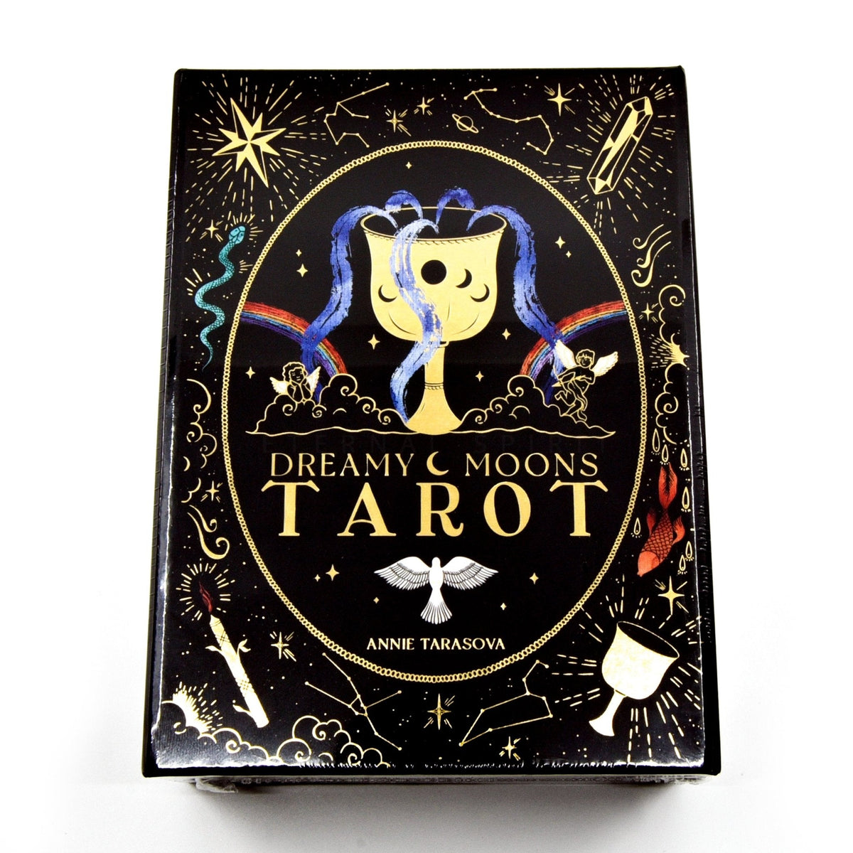 Box cover of Dreamy Moons Tarot tarot card deck — Eternal Spirit