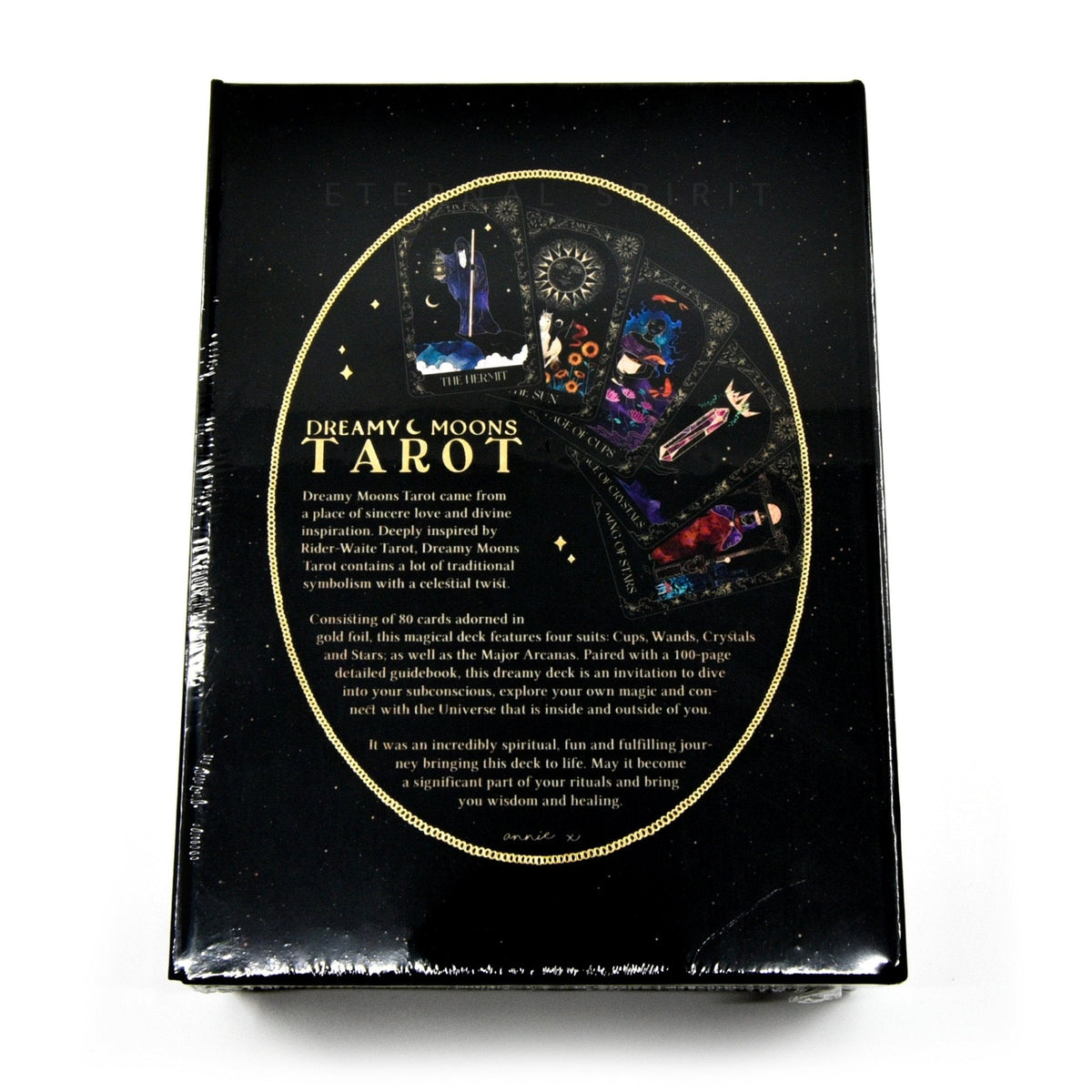 Sample card from the Dreamy Moons Tarot tarot deck — Eternal Spirit