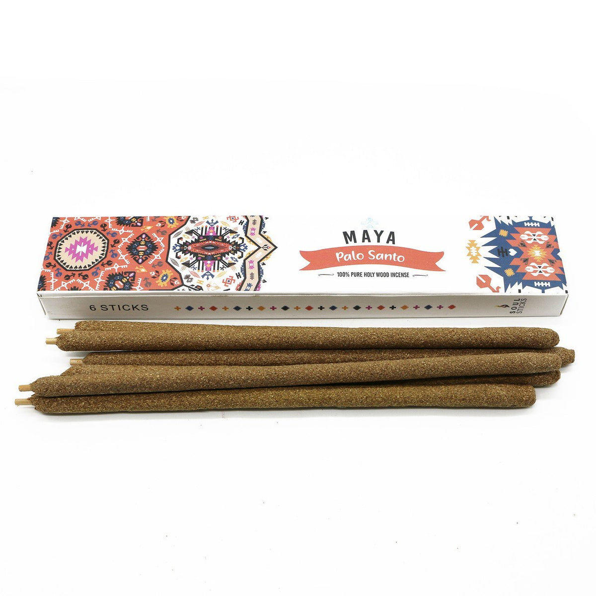 incense sticks - maya "palo santo", aromatic herbal bundle on white background — Eternal Spirit