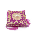 Red 15cm singing bowl cushion, soft padded support — Eternal Spirit