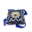 Green 15cm singing bowl cushion, soft padded support — Eternal Spirit