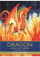 Dragon Oracle red box with golden dragon artwork by Diana Cooper — Eternal Spirit