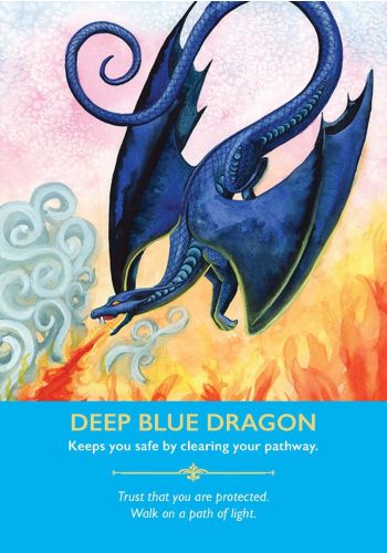 Dragon Oracle card celebrating the deck's unique visual language — Eternal Spirit