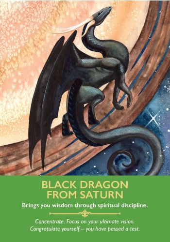Dragon Oracle card illuminating the deck's rich colour palette — Eternal Spirit