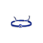 Evil Eye Protection bracelet in Blue, beaded with watchful eye motifs — Eternal Spirit