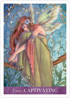 Find Your Light Oracle card exploring the deck's contemplative imagery — Eternal Spirit