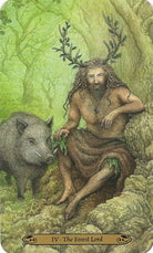 Forest of Enchantment Tarot card sharing the deck's luminous illustration style — Eternal Spirit